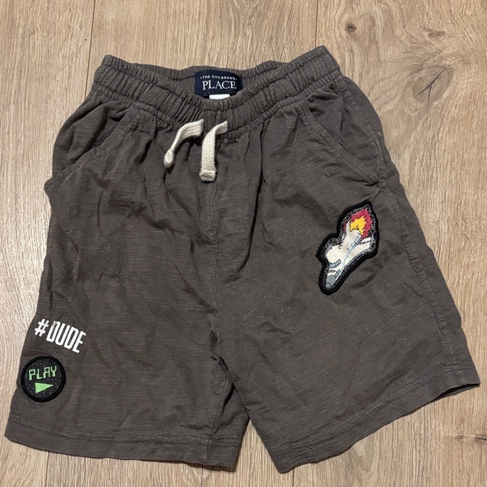 The Children's Place Gray Boys' Shorts with Patches
